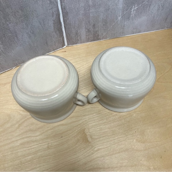 Vintage German Language Soup Recipe Crocks with Handles Set of Two - Picture 6 of 6